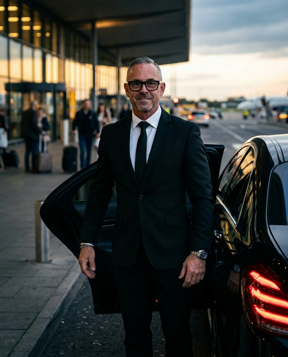 Chauffeur at airport